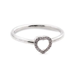 Pandora Silver Heart Ring